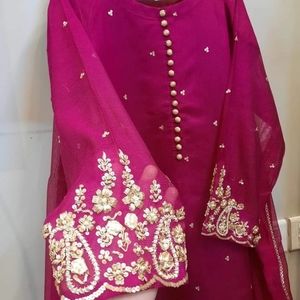 3pc khaddi net suit